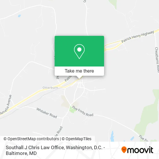 Mapa de Southall J Chris Law Office