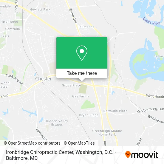 Ironbridge Chiropractic Center map