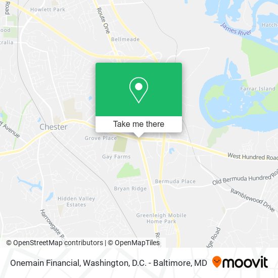 Onemain Financial map
