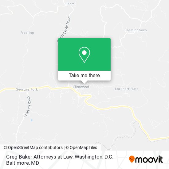 Mapa de Greg Baker Attorneys at Law