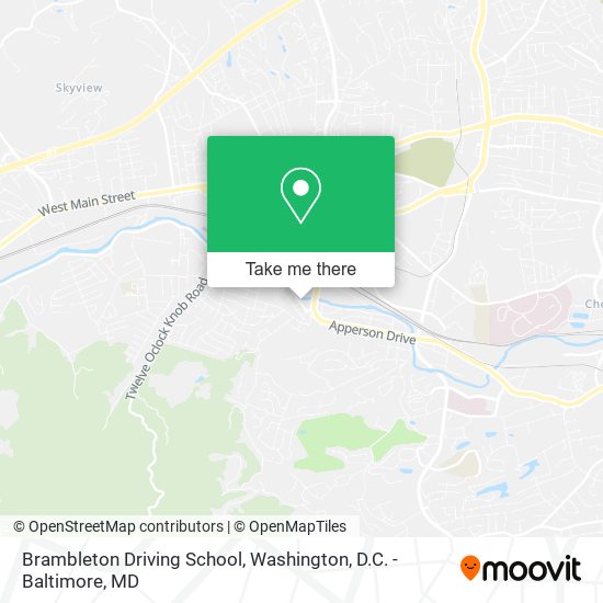 Mapa de Brambleton Driving School
