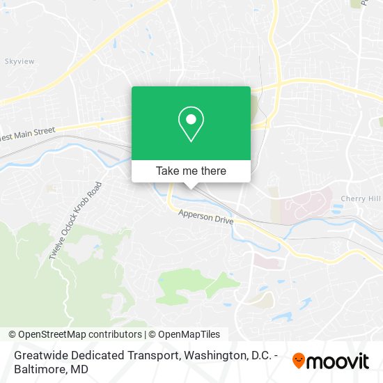 Greatwide Dedicated Transport map