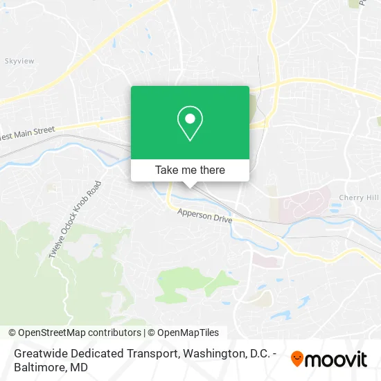 Greatwide Dedicated Transport map