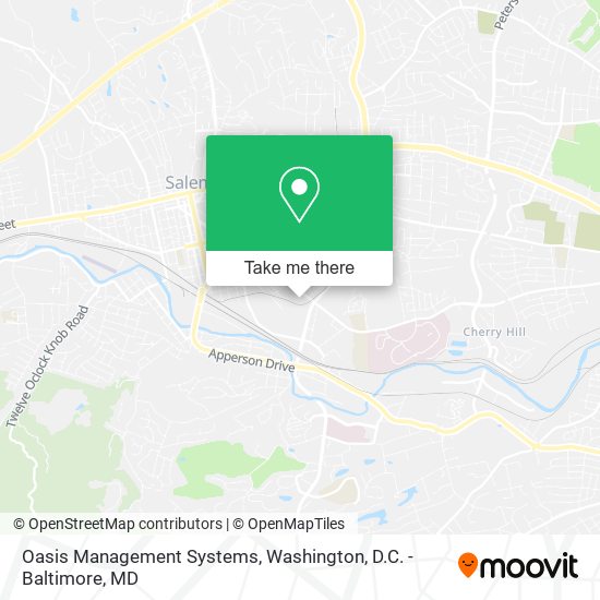 Oasis Management Systems map