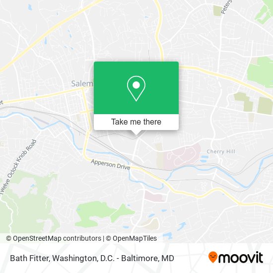 Bath Fitter map