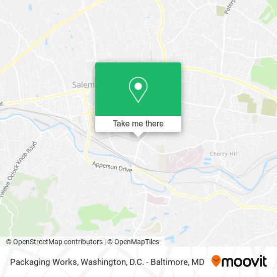 Packaging Works map