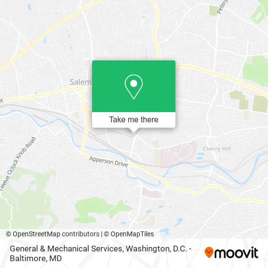 General & Mechanical Services map