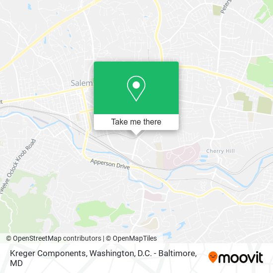 Kreger Components map