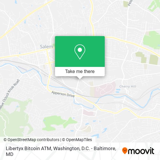 Mapa de Libertyx Bitcoin ATM