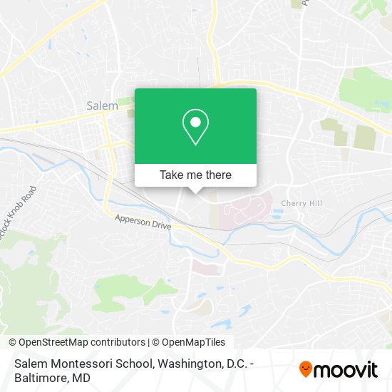 Salem Montessori School map