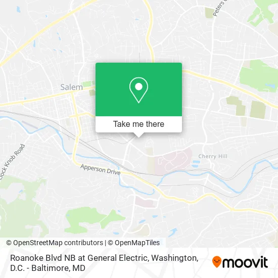 Roanoke Blvd NB at General Electric map