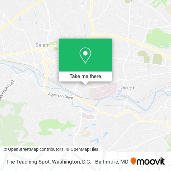 The Teaching Spot map
