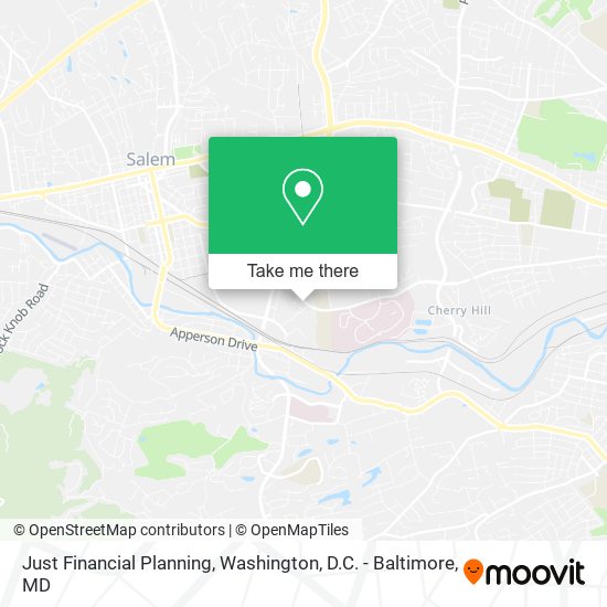 Just Financial Planning map