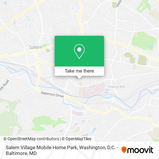 Salem Village Mobile Home Park map