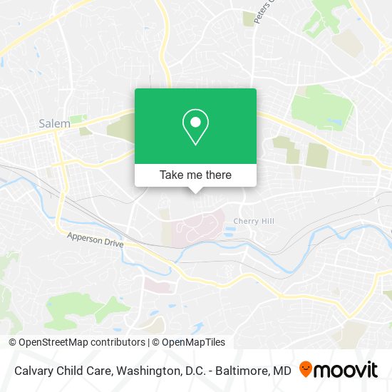 Calvary Child Care map
