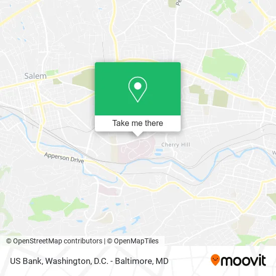 US Bank map