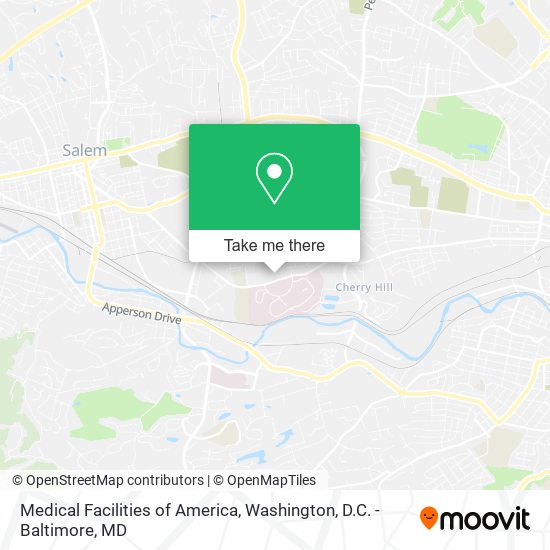 Medical Facilities of America map