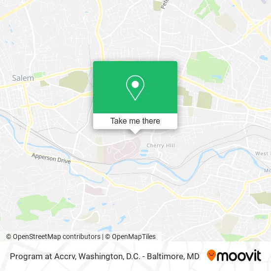 Program at Accrv map