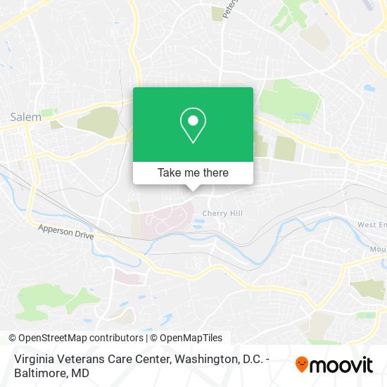 Mapa de Virginia Veterans Care Center