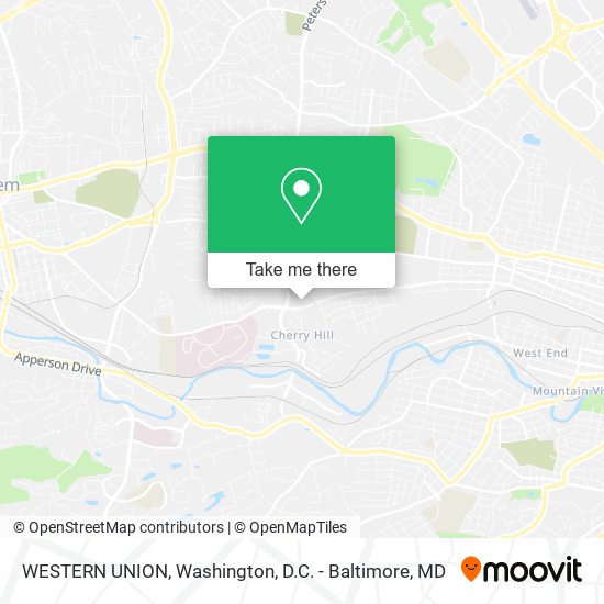 Mapa de WESTERN UNION