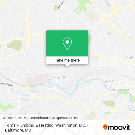 Tom's Plumbing & Heating map