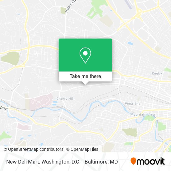 New Deli Mart map