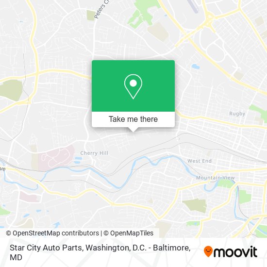 Mapa de Star City Auto Parts