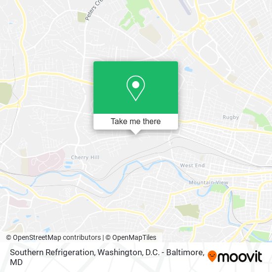 Southern Refrigeration map