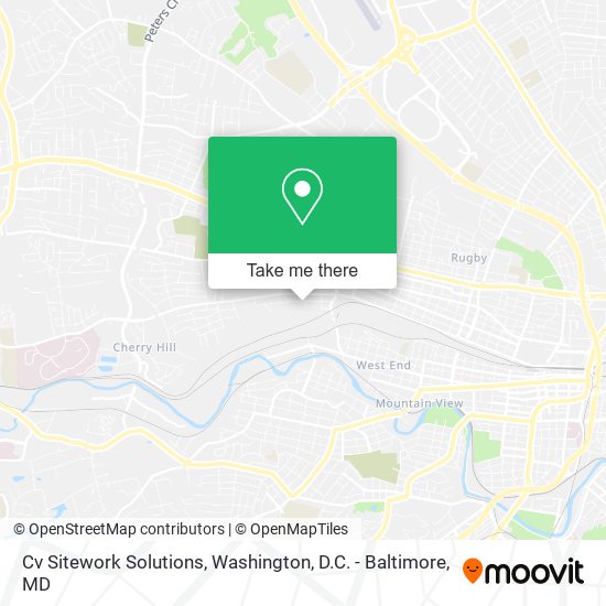 Cv Sitework Solutions map
