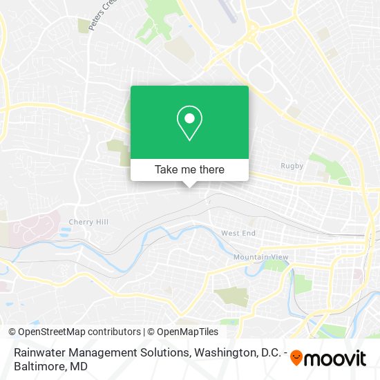 Rainwater Management Solutions map