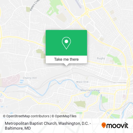 Mapa de Metropolitan Baptist Church