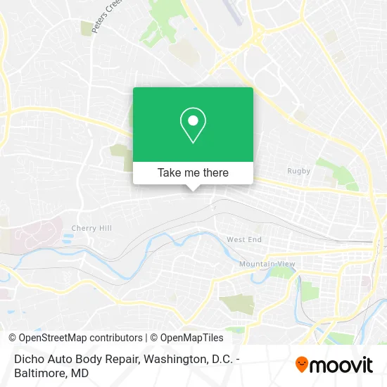 Dicho Auto Body Repair map