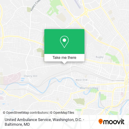 Mapa de United Ambulance Service