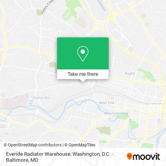 Everide Radiator Warehouse map