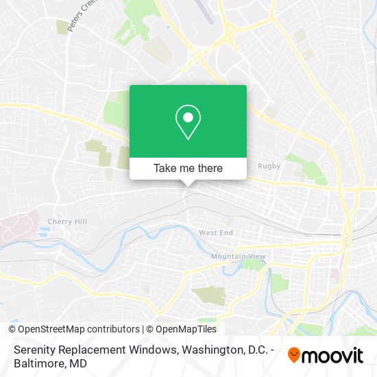 Serenity Replacement Windows map