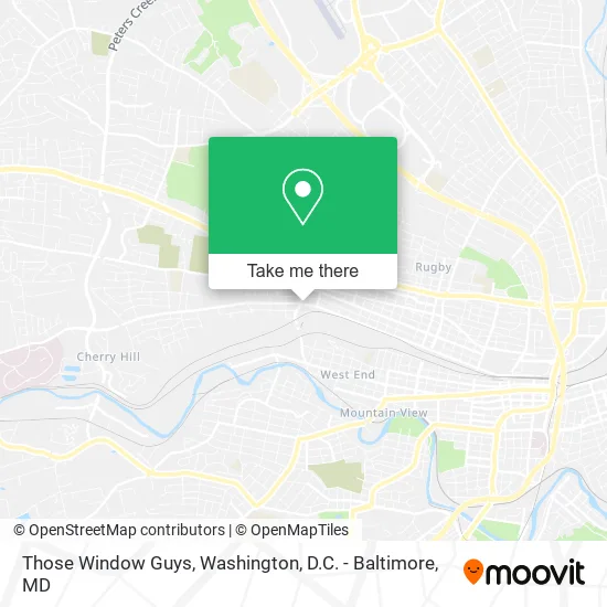 Those Window Guys map