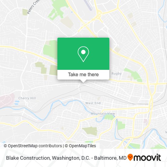 Blake Construction map