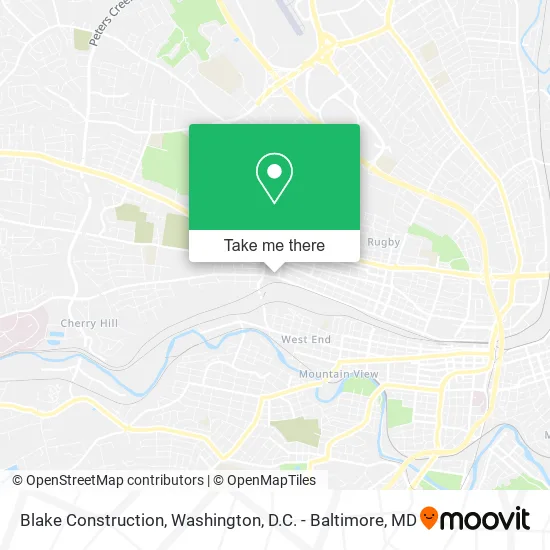Blake Construction map