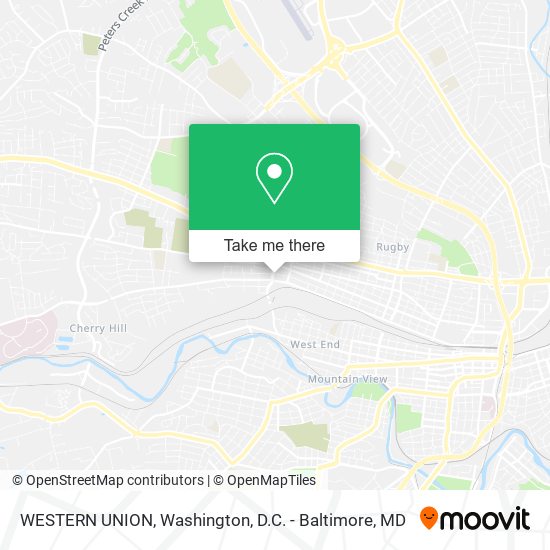Mapa de WESTERN UNION