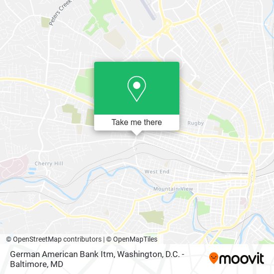 German American Bank Itm map