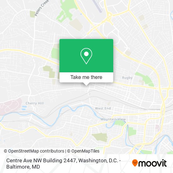 Mapa de Centre Ave NW Building 2447