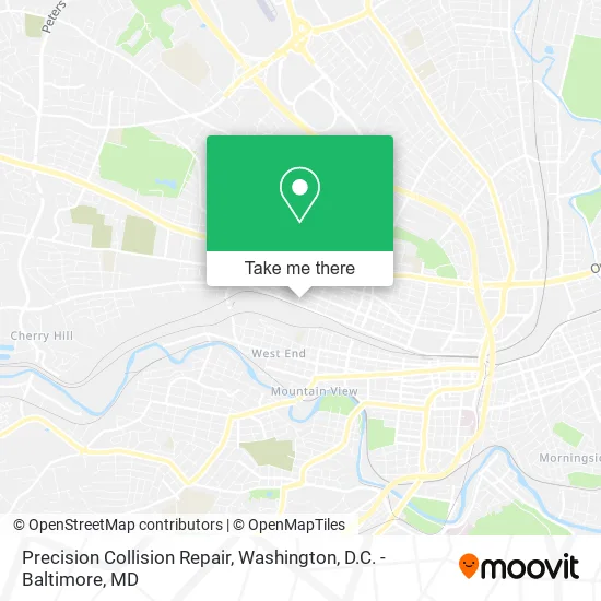 Precision Collision Repair map