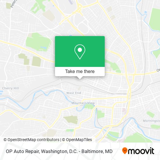 OP Auto Repair map