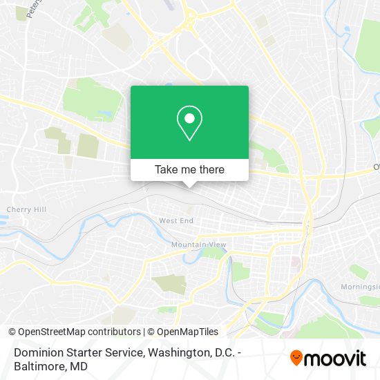 Mapa de Dominion Starter Service