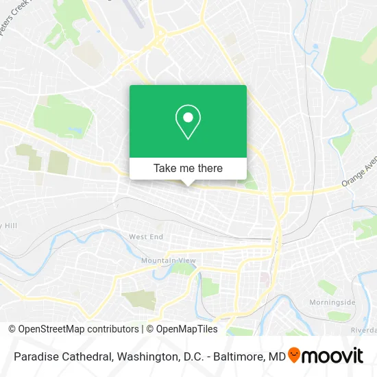 Paradise Cathedral map