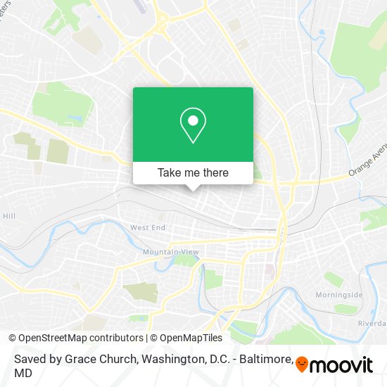 Saved by Grace Church map