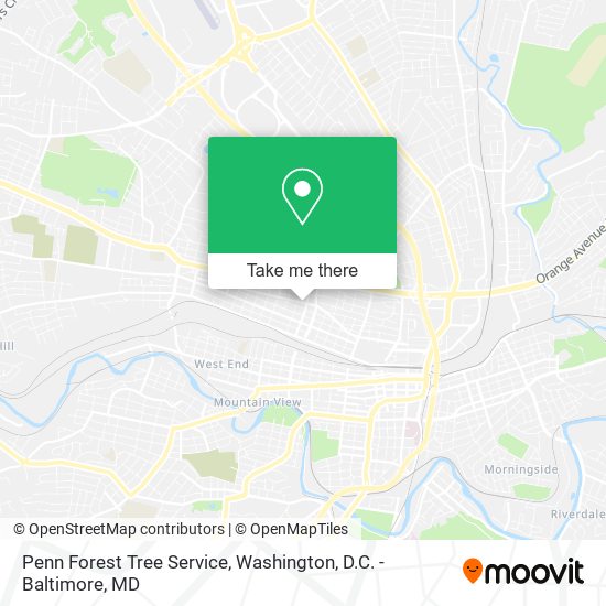 Penn Forest Tree Service map