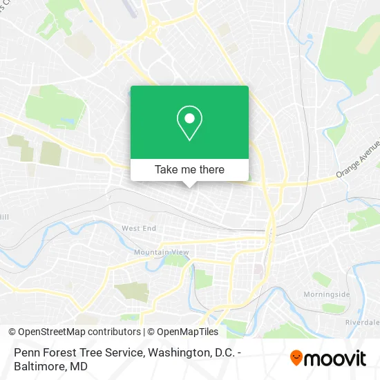 Mapa de Penn Forest Tree Service