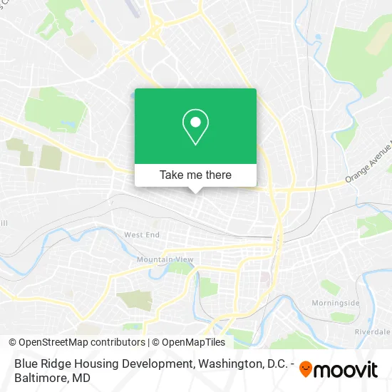 Mapa de Blue Ridge Housing Development