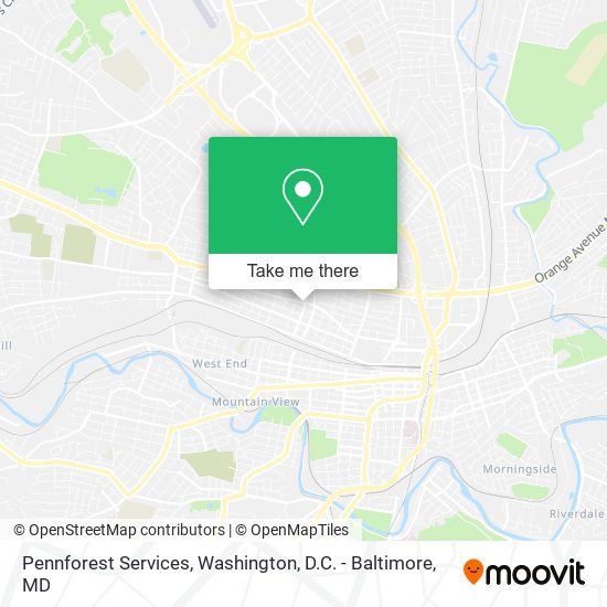Mapa de Pennforest Services